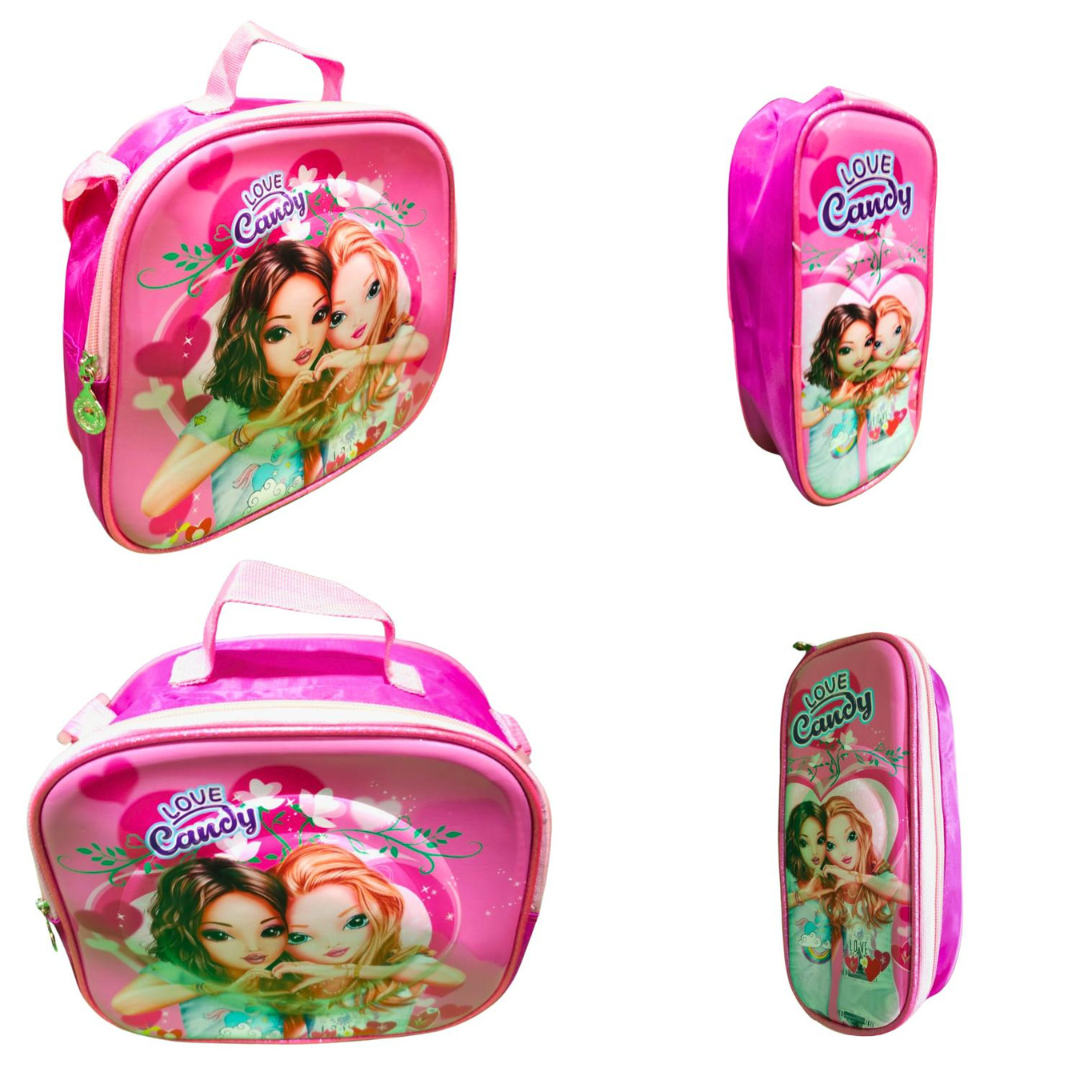 Set de Mochila Infantil 3D con Lonchera y Estuche