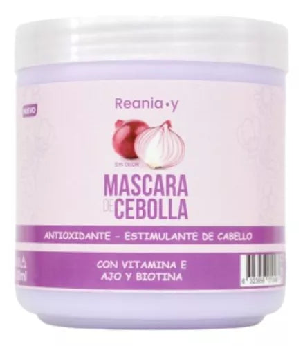 "Mascarilla Capilar de Cebolla Natural para Crecimiento, Fuerza y Brillo Saludable"