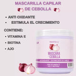 "Mascarilla Capilar de Cebolla Natural para Crecimiento, Fuerza y Brillo Saludable"