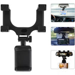 "Soporte Universal RetroView S para Teléfono en Retrovisor"